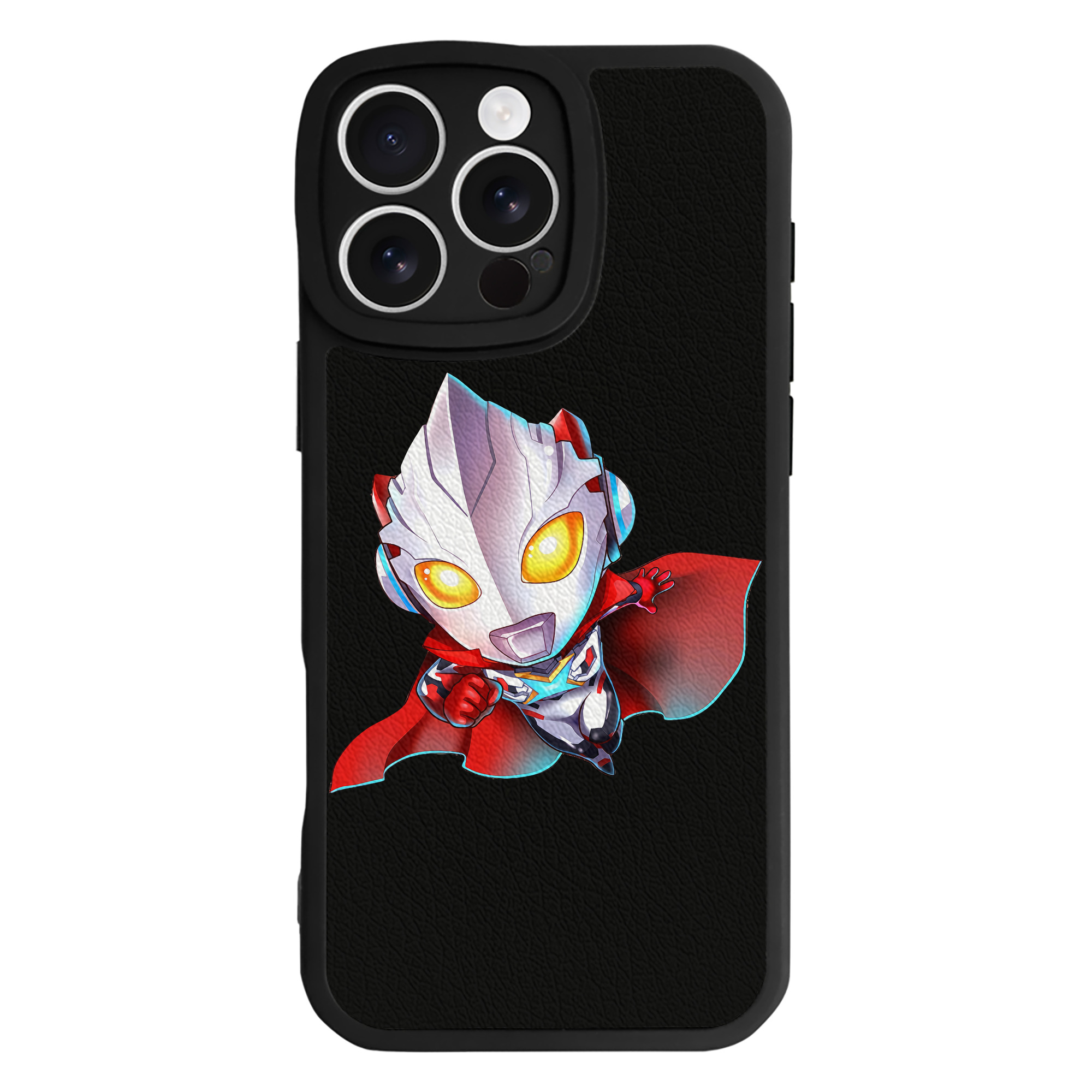 （画像用） ウルトラマン Ultraman 【iPhone 16シリーズ対応】シリコンスマホケース（レザー調） 材質：シリコン